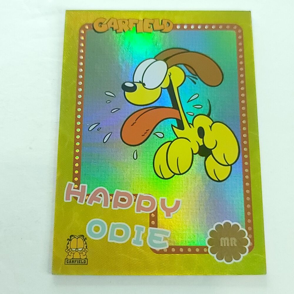 2023 Garfield Odie Happy Life Trading Card Kayou Animation Gold MR 003